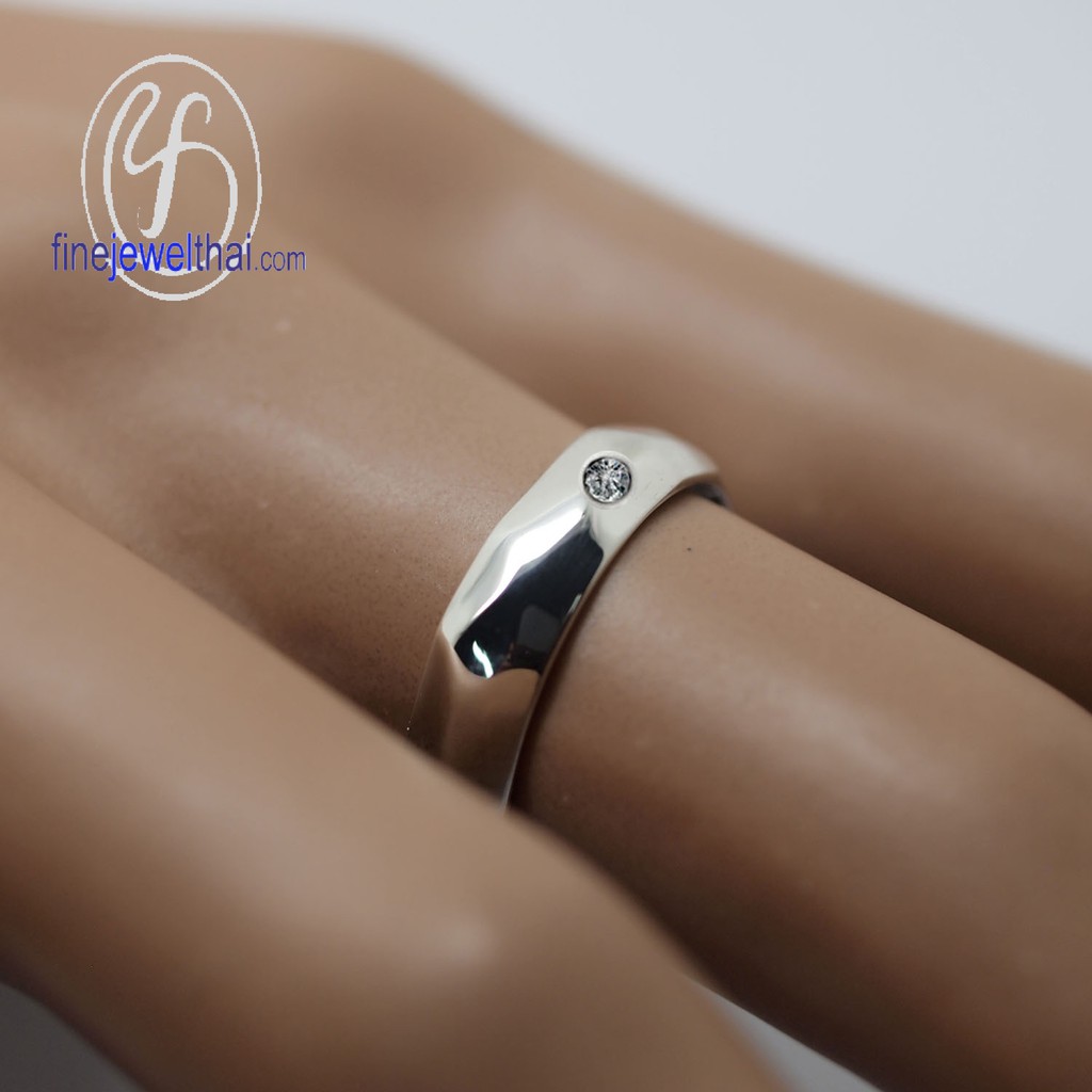 finejewelthai-แหวนคู่-แหวนเพชร-แหวนเงินแท้-couple-diamond-silver-ring-valentine-gift33