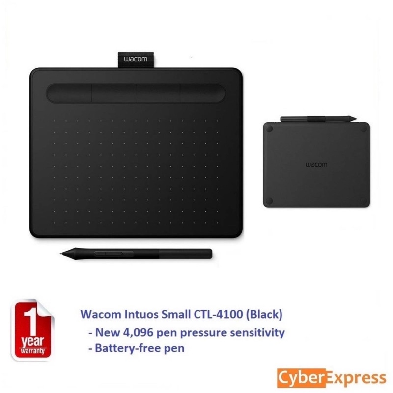 รูปภาพของWacom Intuos Pen Small New เม้าส์ปากกา วาคอม (CTL-4100/K0-CX) - Black รับประกันศูนย์ไทย 1 ปีลองเช็คราคา