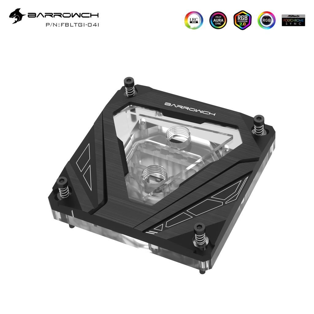 Barrowch CPU Water Cooling Block M Series สําหรับ Intel 1700/115X/X99 ...