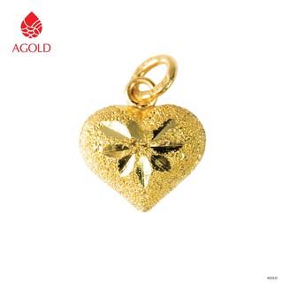 AGOLD จี้ทองคำ น้ำหนัก 0.6 กรัม คละลาย ทองคำแท้ 96.5%