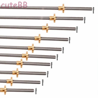 CUTE~Screw 8mm Micro Linear Guide Stainless Steel T8 Lead Screw Wear Resistant