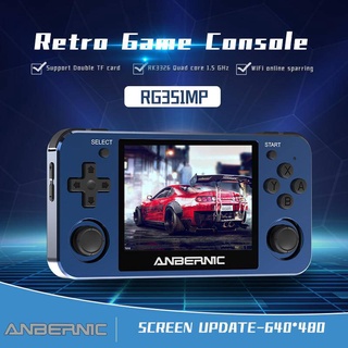 Anbernic RG351MP เครื่องเล่นเกม แบบพกพา หน้าจอ IPS 3.5 นิ้ว รองรับเกม PS1 Wifi ภายนอก