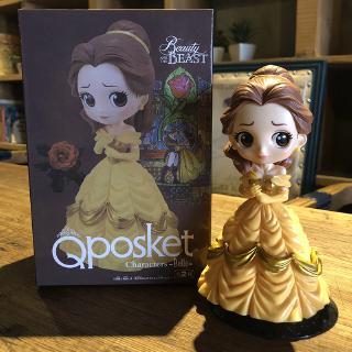 โมเดล วันพีช Q posket รุ่นที่สวยงามของ Belle Princess Disney ความงามและสัตว์ทำด้วยมือของเล่นตกแต่งตุ๊กตาโมเดล