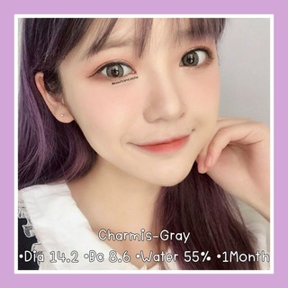 💜Charmis-Gray☆สายตา 00-700☆รายเดือน