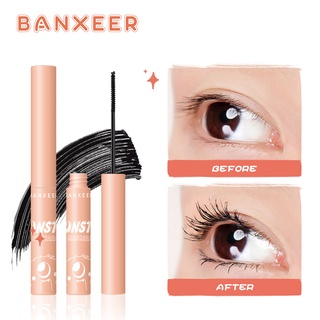 BANXEER มาสคาร่า กันน้ำ ปัดขนตายาว มาสคาร่า สีดำ Long Lash Mascara Waterproof Black