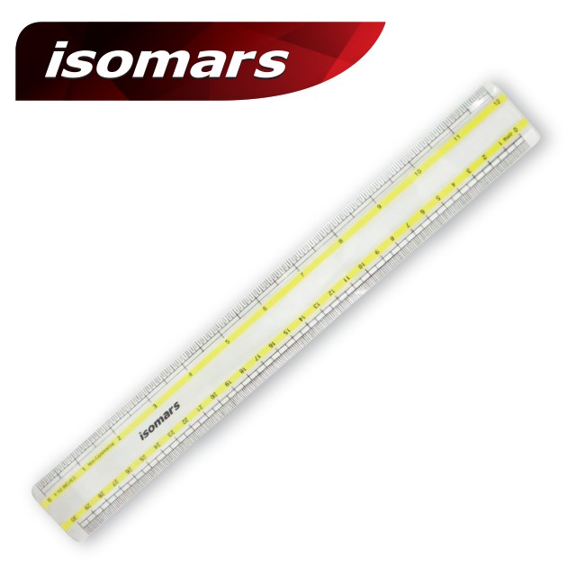 isomars-ไม้บรรทัด-30-cm-scale-ruler-1-ชิ้น