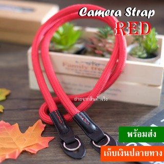 ภาพหน้าปกสินค้าสายคล้องคอกล้องเชือกถัก เเบบเเน่น คล้องคอCamera Strap Micro Strap  เชือกปีนเขา ที่เกี่ยวข้อง