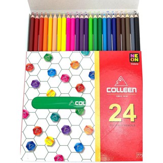 สีไม้ Colleen 24 สี 24 แท่ง รุ่น 775