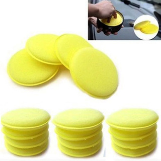 ภาพหน้าปกสินค้าCar Auto Wax Polish Foam Sponge Hand Soft Wax Yellow Sponge Pad Waxing Towel Sponge Brush Car Paint Care Cleaning ซึ่งคุณอาจชอบราคาและรีวิวของสินค้านี้