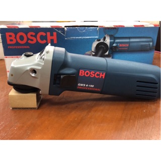 เครื่องเจียรมือไฟฟ้า 4 นิ้ว  GWS 6-100 670W BOSCH ของเเท้ รับประกัน 6 เดือน