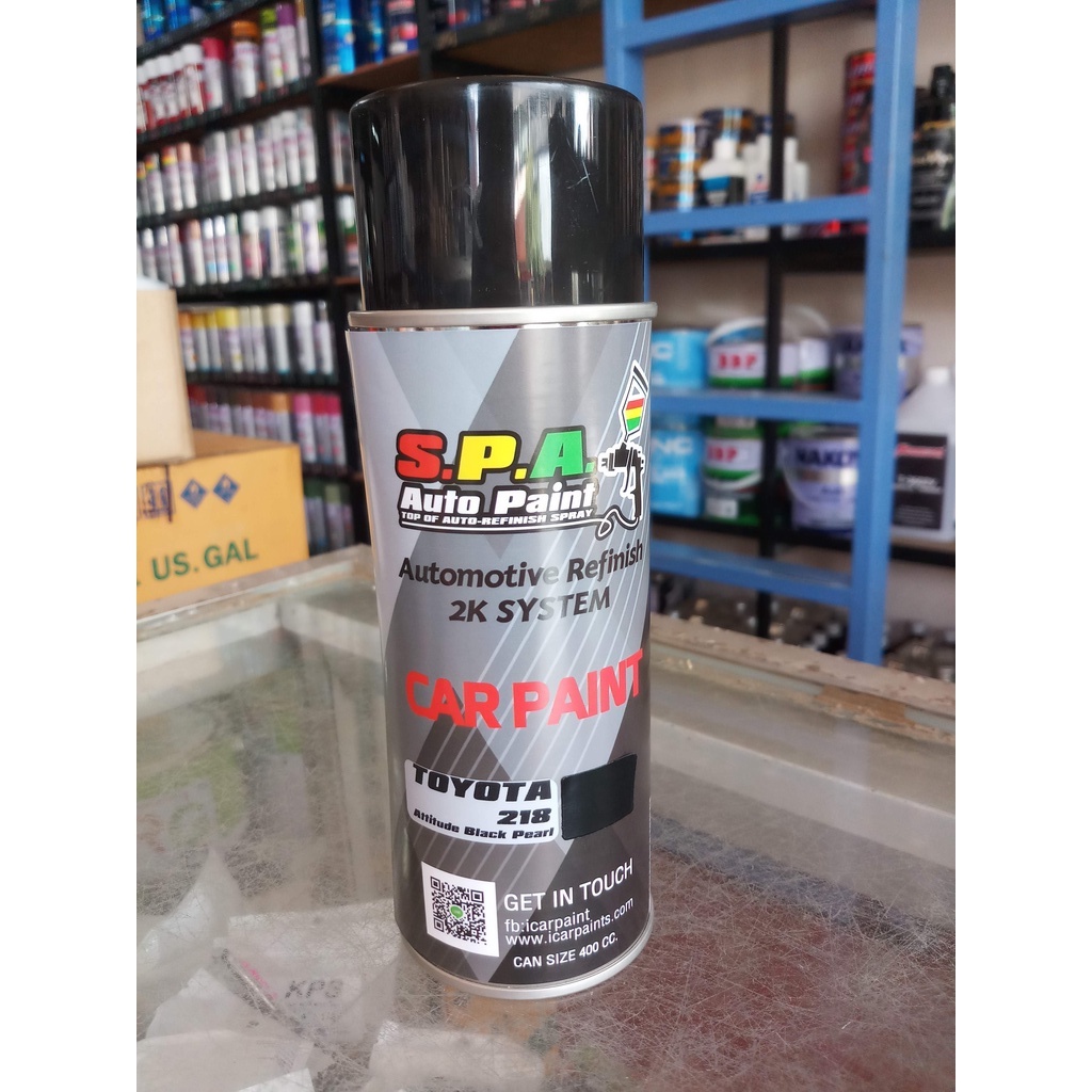 สีสเปรย์พ่นรถยนต์ Toyota 218 Attutude Black Pearl. | Shopee Thailand