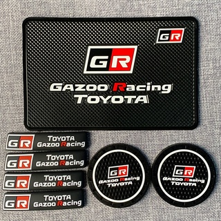 สติกเกอร์ กันลื่น ดัดแปลง สําหรับติดตกแต่งรถยนต์ Toyota GR Gazoo GRZOO