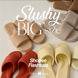 ภาพหน้าปกสินค้า(ลด 45 Code: MARSH003 )  🔥 SLUSHY BIG SIZE 🔥 รองเท้าแตะสุขภาพ รองเท้าพื้นนิ่ม มีที่รับอุ้งเท้า ที่เกี่ยวข้อง