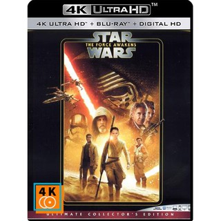 หนัง 4K UHD: Star Wars: The Force Awakens (2015) สตาร์ วอร์ส เอพพิโซด 7: อุบัติการณ์แห่งพลัง แผ่น 4K จำนวน 1 แผ่น