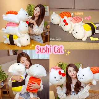 🍣 ตุ๊กตา ตุ๊กตาแมว Sushi Cat ตุ๊กตาซูซิ น้องๆน่ารักมาก มาใหม่ มี 3 แบบ ใครหาของขวัญอยู่ แนะนำน้า คนรักแมวชอบ