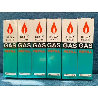 ภาพหน้าปกสินค้าแก๊สกระป๋อง (6 กระป๋อง)BUGA GAS REFILLกระป๋องเล็กขนาด50กรัม ที่เกี่ยวข้อง