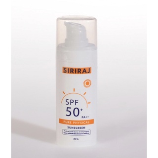 ภาพหน้าปกสินค้าSiriraj physical Sunscreen SPF 50+ Lotion 30 g ซึ่งคุณอาจชอบสินค้านี้