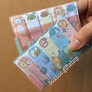 📌โพสอิท กระดาษโน้ต sticky note pad sumikko เนื้อกาวในตัว คั่นหนังสือ