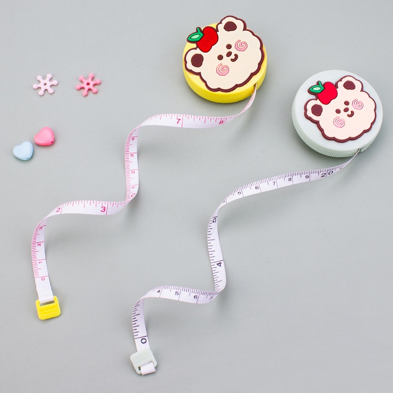 สายวัด-สายวัดตัว-วัดเอว-ตลับเมตรพกพา-ยาว-150cm-ลายการ์ตูน-น่ารัก-tape-measure-cute-item