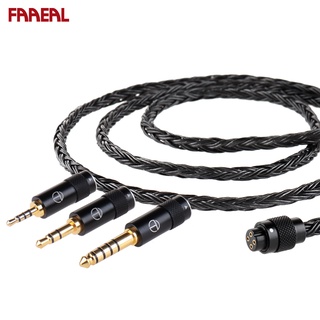 Faaeal TRN T2 pro 16 Core สายเคเบิ้ลหูฟังชุบเงิน HIFI MMCX 2Pin แบบเปลี่ยน สําหรับ TRN VX pro TA2 V90 TA1 TA2 C16 MT1 MT2 Shure SE215 SE315