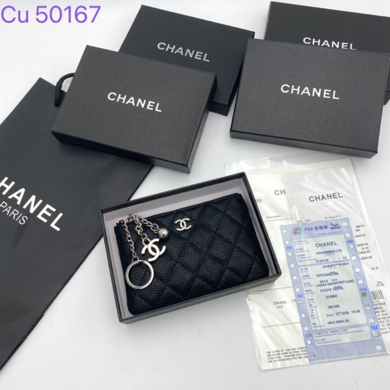 กระเป๋าตังค์-chanel-5-5-งาน-hi-end-หนังอย่างดีสวยเป๊ะน่ารัก