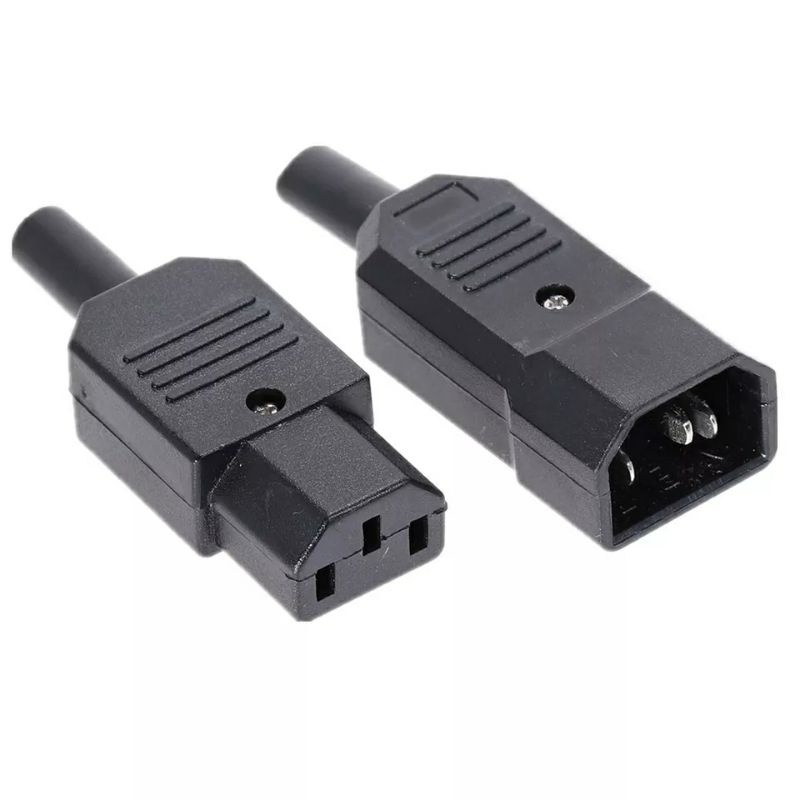 iec320-c14-c13-ไฟฟ้า-ac-socket-3-หญิงชาย-inlet-ปลั๊ก-3pin-socket-mount-อย่างดี