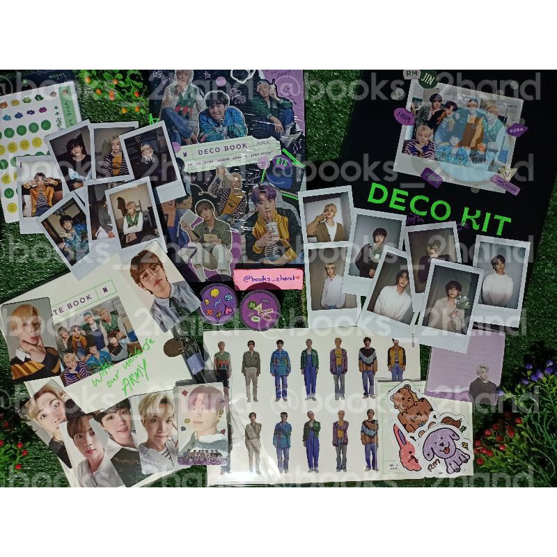 พร้อมส่ง-แยกชิ้น-bts-deco-kit-แยกเมมเบอร์-แยกชิ้น-ตลาดนัดบังทัน-ของสะสม-bts