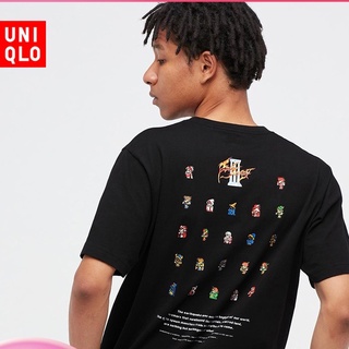 Uniqlo UT เสื้อยืดแขนสั้น พิมพ์ลาย FINAL FANTASY สําหรับผู้ชาย449076S-5XL