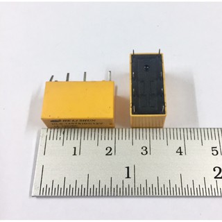 5ชิ้น รีเลย์ HLS- (4078) DC 12V 2คอนแทค 1A 120VAC / 1A 24VDC Relays 2 ...