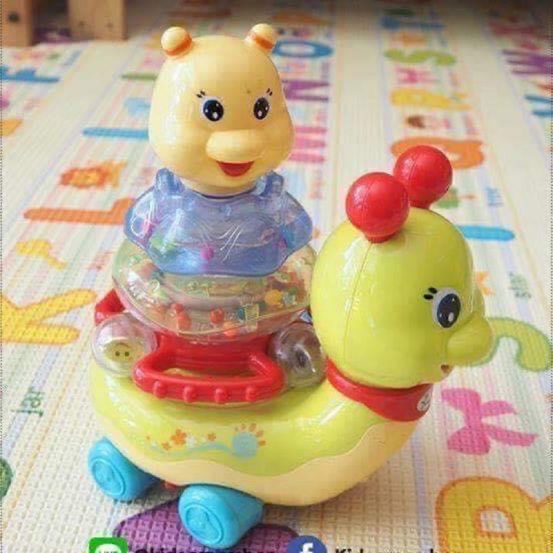 หนอนน้อยนักดนตรี เรียงซ้อน Snail Musical & Stacker | Shopee Thailand