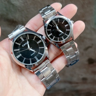 นาฬิกาข้อมือผู้ชาย ผู้หญิง สายเหล็กตัดสายได้ Casio watch
