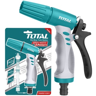 TOTAL ปืนฉีดน้ำ รุ่น THWS010301 ปรับได้ 3 ระดับ ขนาด 12.7 mm  ( 3 ways Plastic Nozzle )