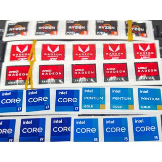 ภาพขนาดย่อของภาพหน้าปกสินค้าสติ๊กเกอร์ SET8 MIX Intel AMD Nvidia Radeon GTX RTX i11  Sticker ตกแต่ง PC Notebook  ของหายาก ราคาถูก จากร้าน vissavat บน Shopee ภาพที่ 6