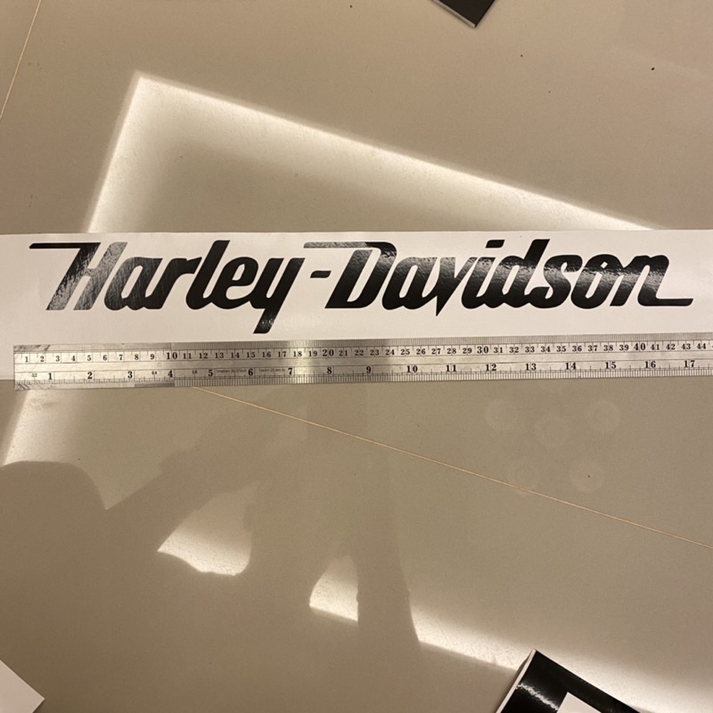 งานไดคัทสติ๊กเกอร์แต่งรถ-harley-davidson-ไซค์-45x5cm