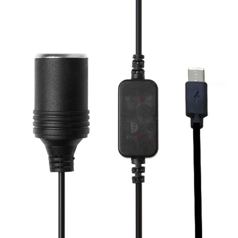 usb-c-pd-type-c-male-to-12v-car-socket-female-step-up-cable