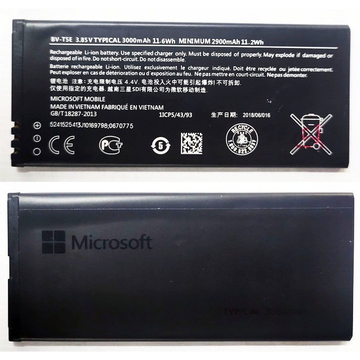 OTB Microsoft Lumia 950 BV-T5E Accu - 2000mAh Li-ion - Foto 13