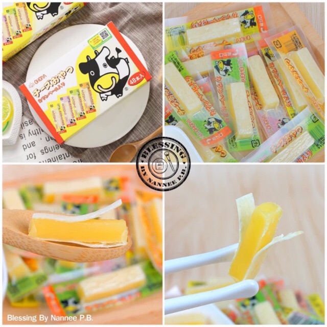 ภาพหน้าปกสินค้าชีสแท่งจากญี่ปุ่น ชีสสุดอร่อย OHGIYA - Cheese sticks 48 PCS