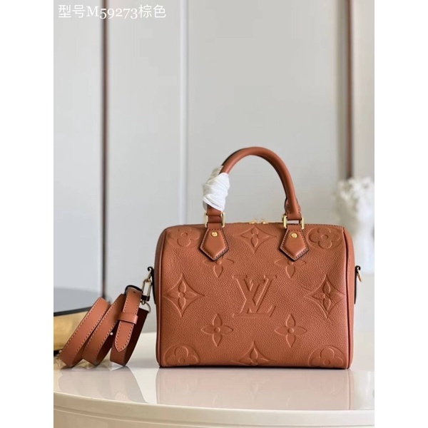 กระเป๋าพร้อมส่ง-new-louis-vuitton-speedy-bandouliere-เทพ-size-25x19x15-cm