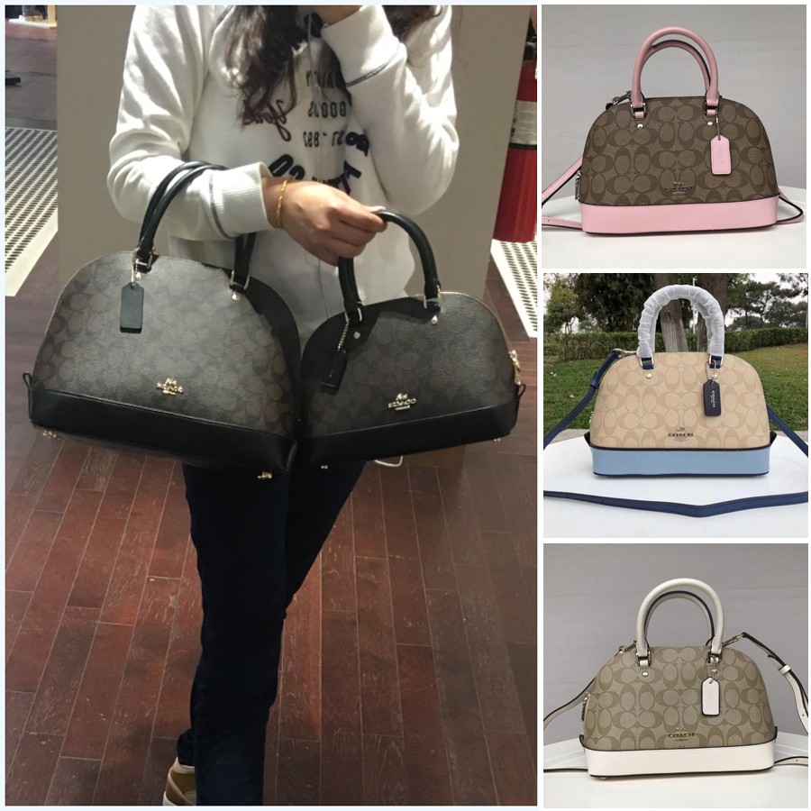 coach-แท้-นางสาว-กระเป๋าถือ-ถุงเชลล์-f57493-กระเป๋าถือ-พร้อมสายสะพาย-รุ่น