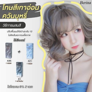 Berina เบอริน่า ครีมเปลี่ยนสีผม ช่วยปิดผมขาว