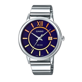 Casio นาฬิกาข้อมือ Men Watch รุ่น MTP-E134D-2BVDF
