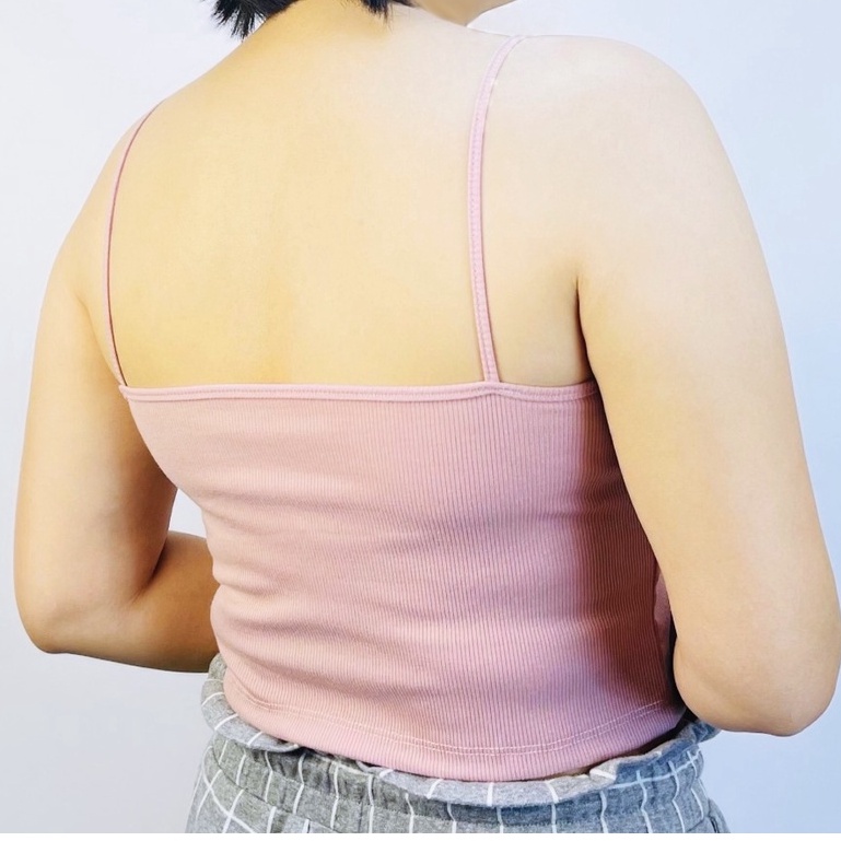 ผ้าร่อง-สายเดี่ยว-l-สายเดี่ยวผ้าร่อง-แบรนด์chotyshop-สายเดี่ยวครอป-สายเดี่ยวครึ่งตัว-ไซส์-l-ใส่สบาย-qrb-a