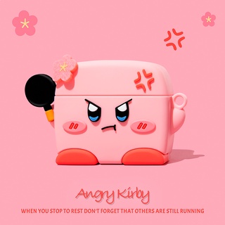 ดอกไม้ Angry Kirby หูฟังสำหรับ AirPods3gen กรณีหูฟัง 2021 ใหม่สำหรับ AirPods3 หูฟังเข้ากันได้กับ AirPodsPro กรณี AirPods2gen กรณี