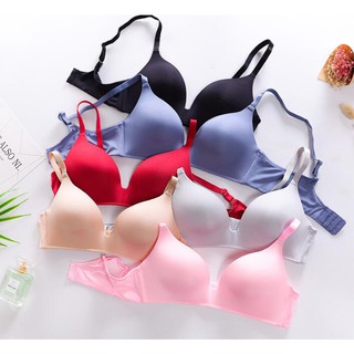 #023 🔥พร้อมส่ง ราคาพิเศษ 52- 🔥 👙New บราไร้โครงเพื่อ สุขภาพ บราไม่มีโครง ทรง Uniqlo บรา👙 W