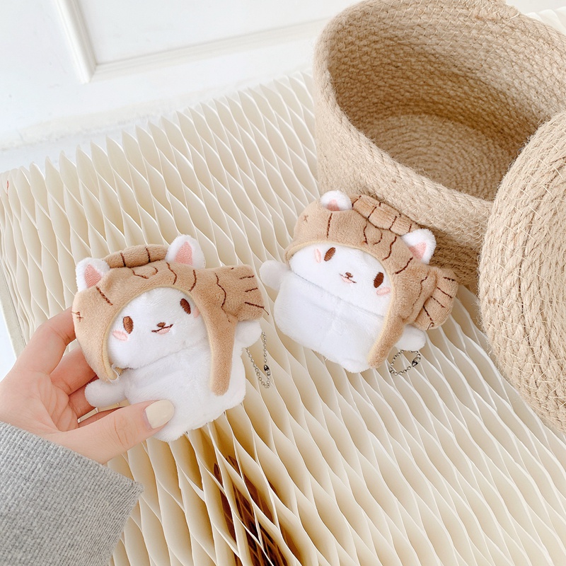 เคสหูฟัง-รูปตุ๊กตาปลา-แมวน่ารัก-3d-พร้อมตะขอ-สําหรับ-airpods-2-3-pro