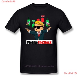Carelin1188 New Customization Men Clothing Wsb Wallstreetbets Stocks T-Shirt We Like The Stock Fashion Short Sleeve sale
