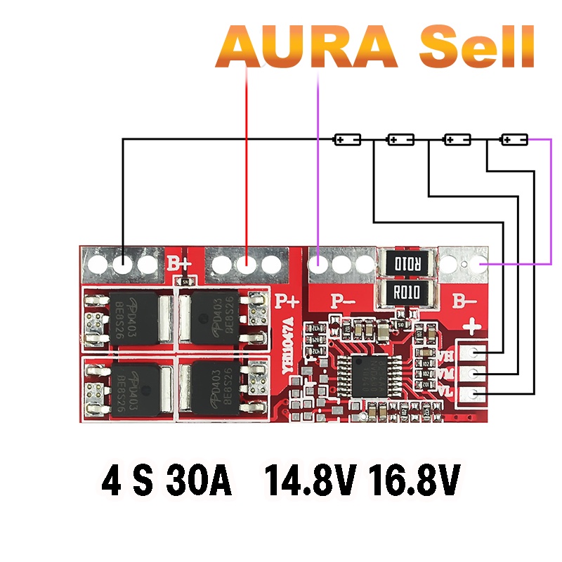 bms-4s-30a-18650-pcb-bms-30a-16-8v-4s-li-ion-lithium-red-board