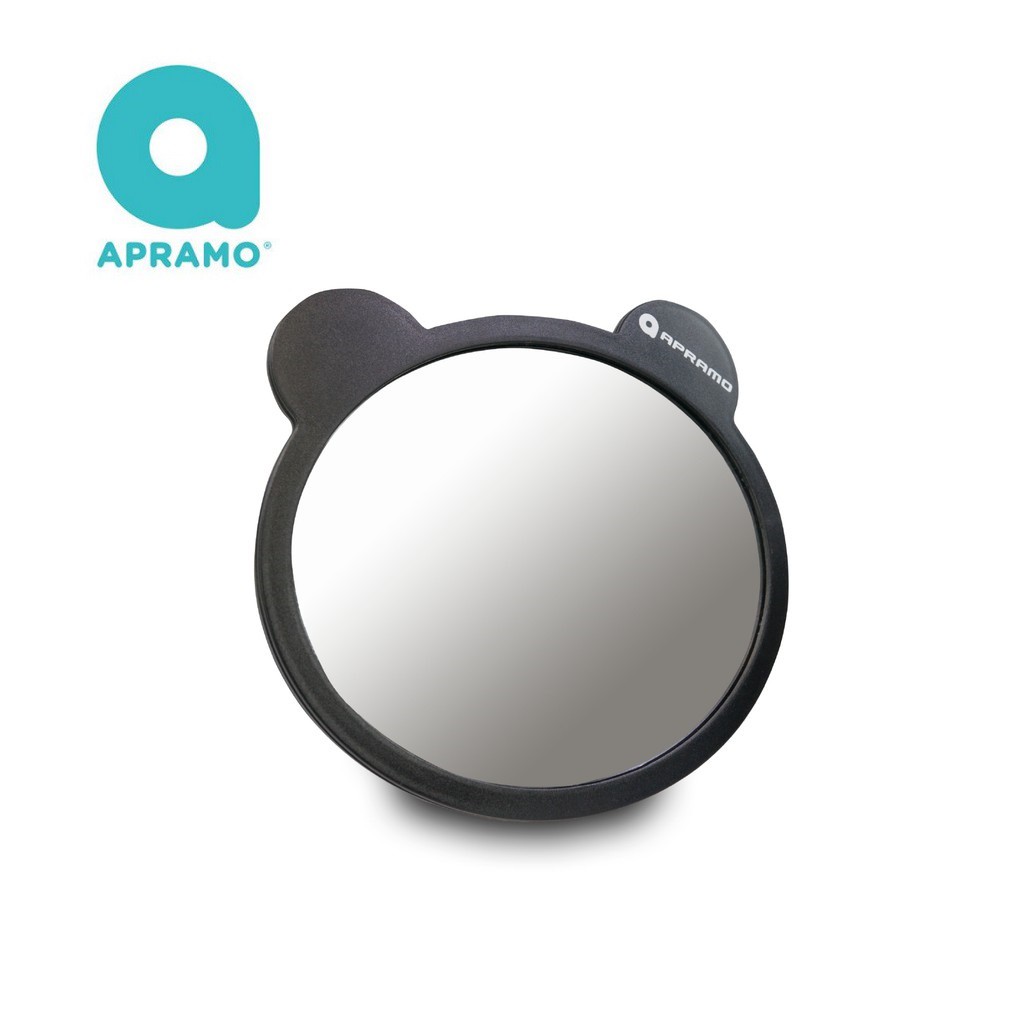 ภาพหน้าปกสินค้าApramo Baby Mirror with Ears กระจกมองหลังสำหรับติดเบาะรถยนต์/ Cute Design/ 100% แท้ จากร้าน mombabyshark บน Shopee