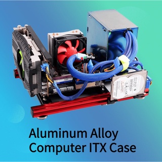 ภาพขนาดย่อของสินค้าSuperage เมนบอร์ดมินิอลูมิเนียมอัลลอยด์ Itx เคสคอมพิวเตอร์พีซี Diy