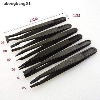 Abongbang01 แหนบพลาสติก PPS+ ไฟเบอร์คอมโพสิต พลาสติก สีดํา ขนาด 12x1.1